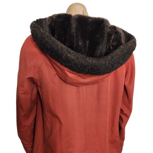 Forcaster Of Boston Vintage Faux Fur Lined Hooded Jacket - Picture 5 of 9